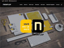 Tablet Screenshot of nederlof.nl